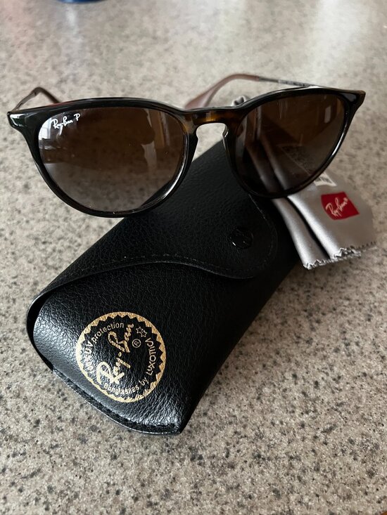 Ray-Ban Erika Polarized Gradient Round Sunglasses main image 4